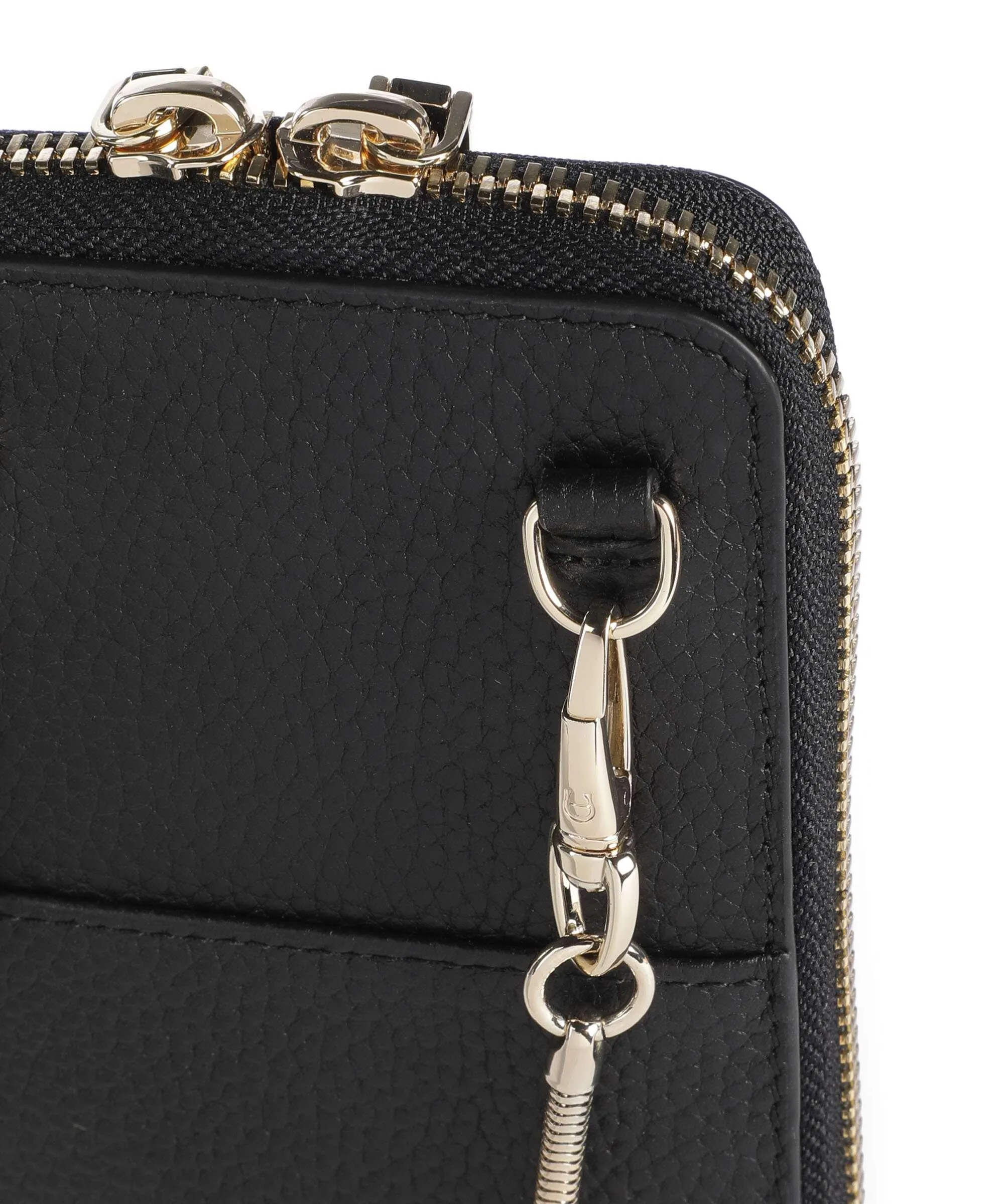  Aigner Fashion Borsetta porta cellulare pelle di vacchetta grana nero  