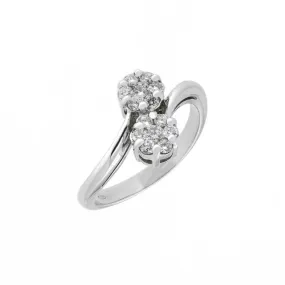 Anello da Donna Giancarlo Capra in Oro Bianco con Diamanti – 3215