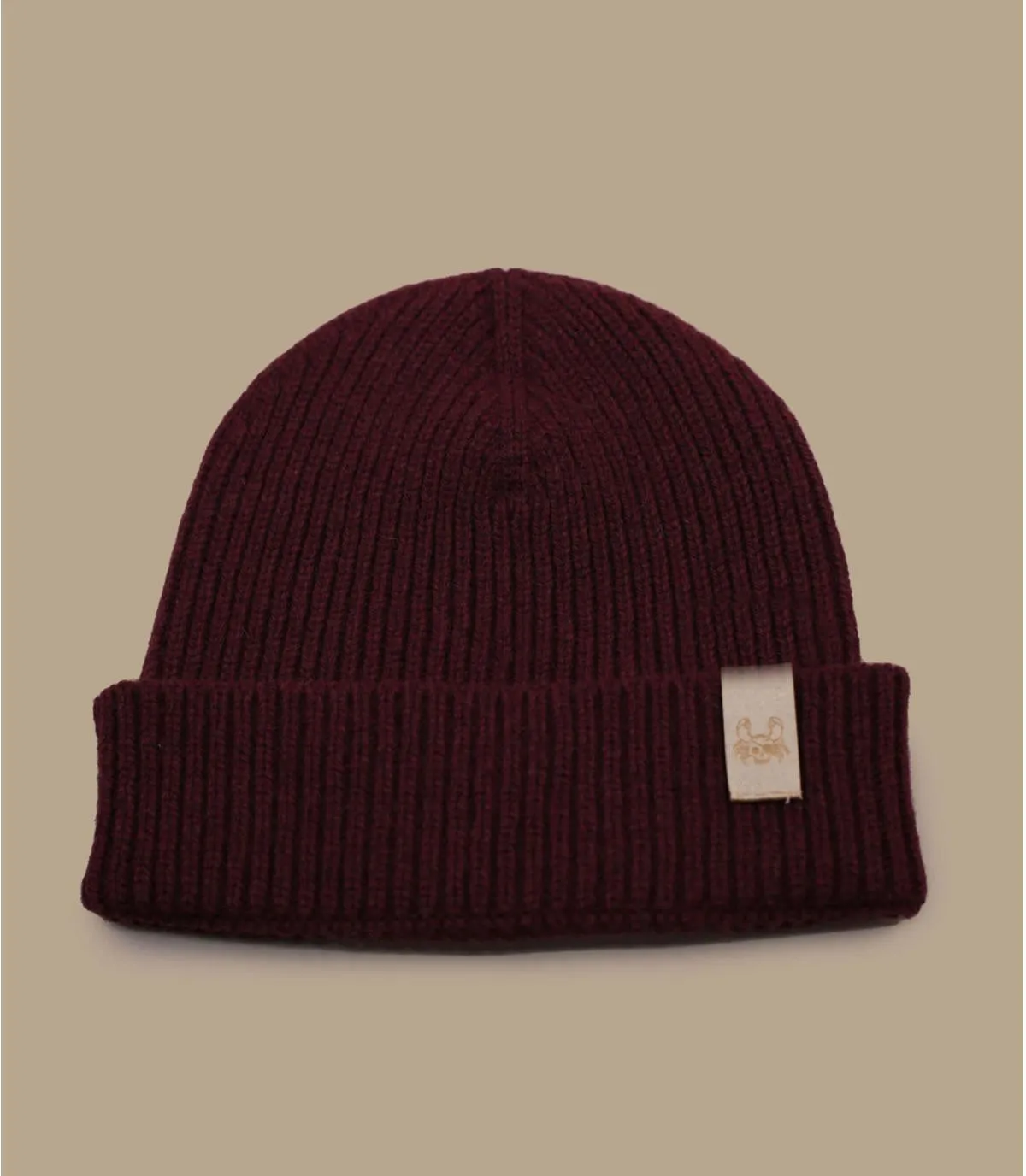     berretto bordeaux prodotto in Francia   Bonnet Ocean Legend burgundy beige     