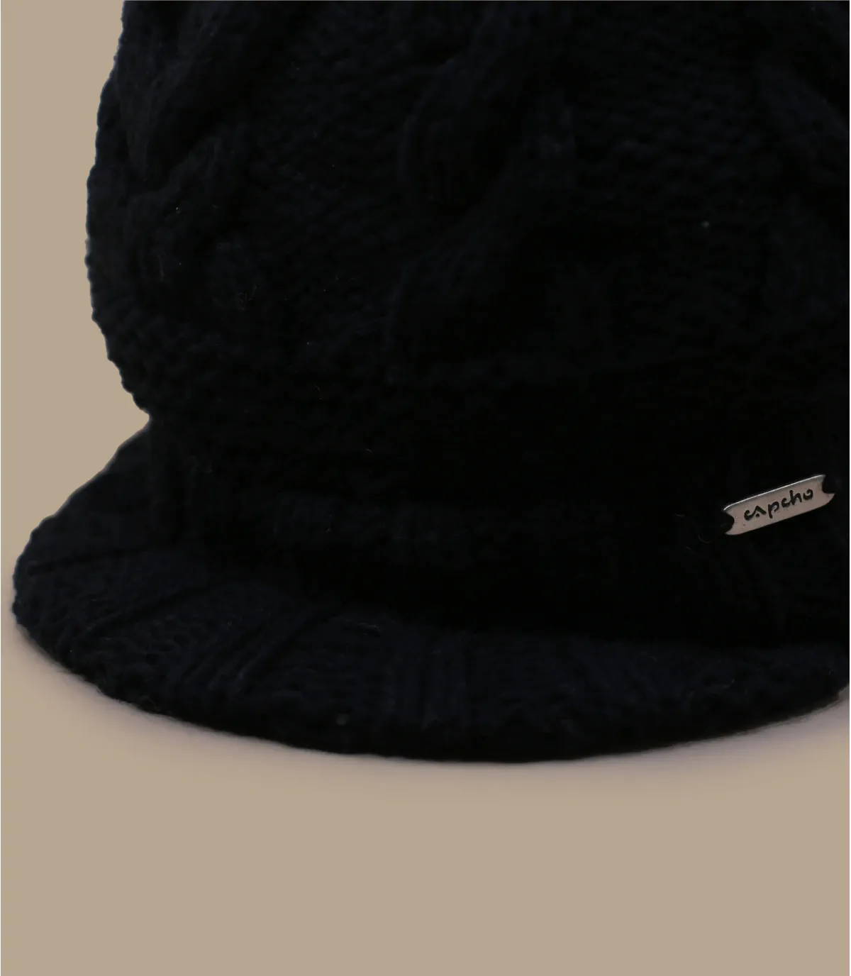 Berretto con visiera nera  Bayah black     