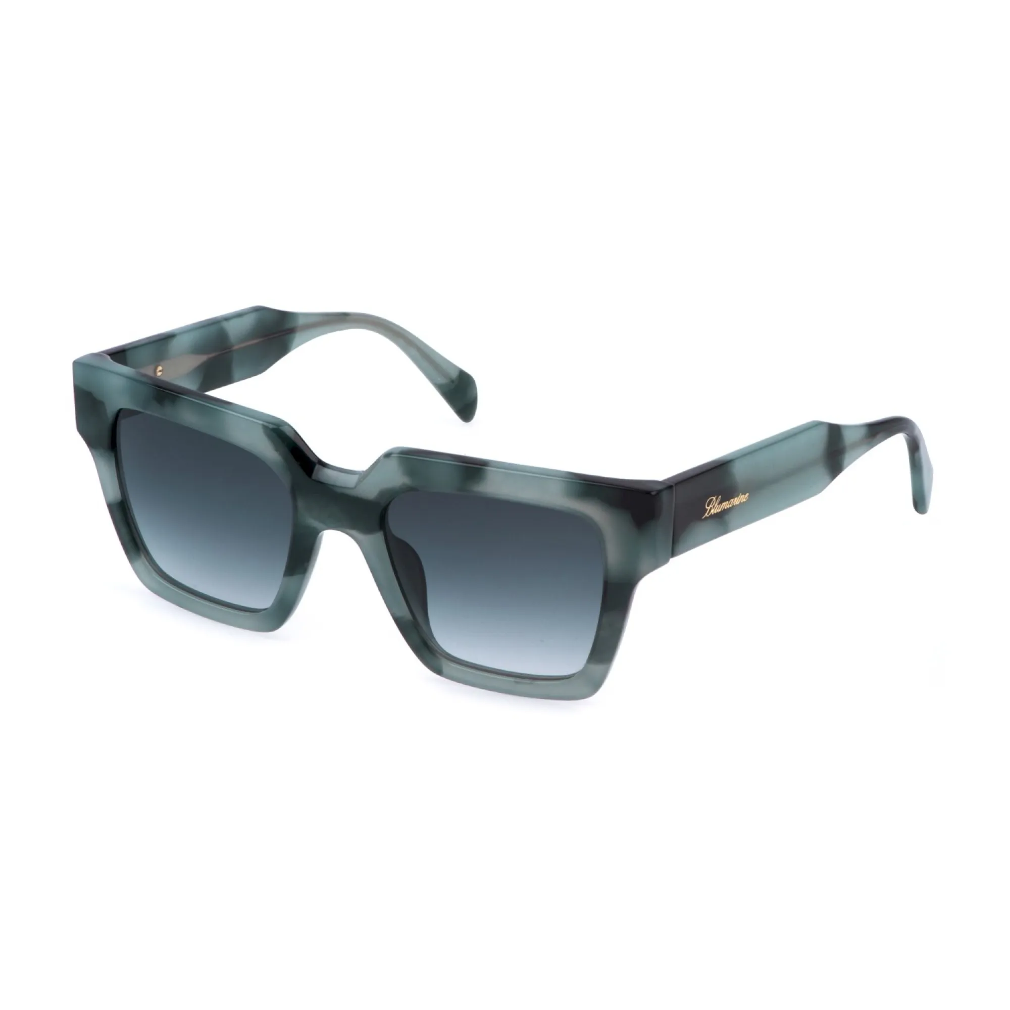   Blumarine SBM867 - 092I Verde Avana Lucido | Occhiale Da Sole Donna 