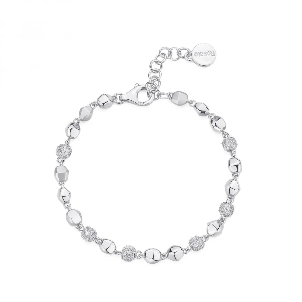 Bracciale Rosato Pepite Into The Blue Bianco RZIB14