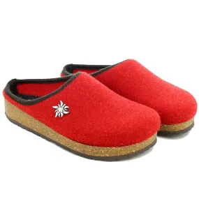 BRAND  Ciabatta tirolese donna rosso 