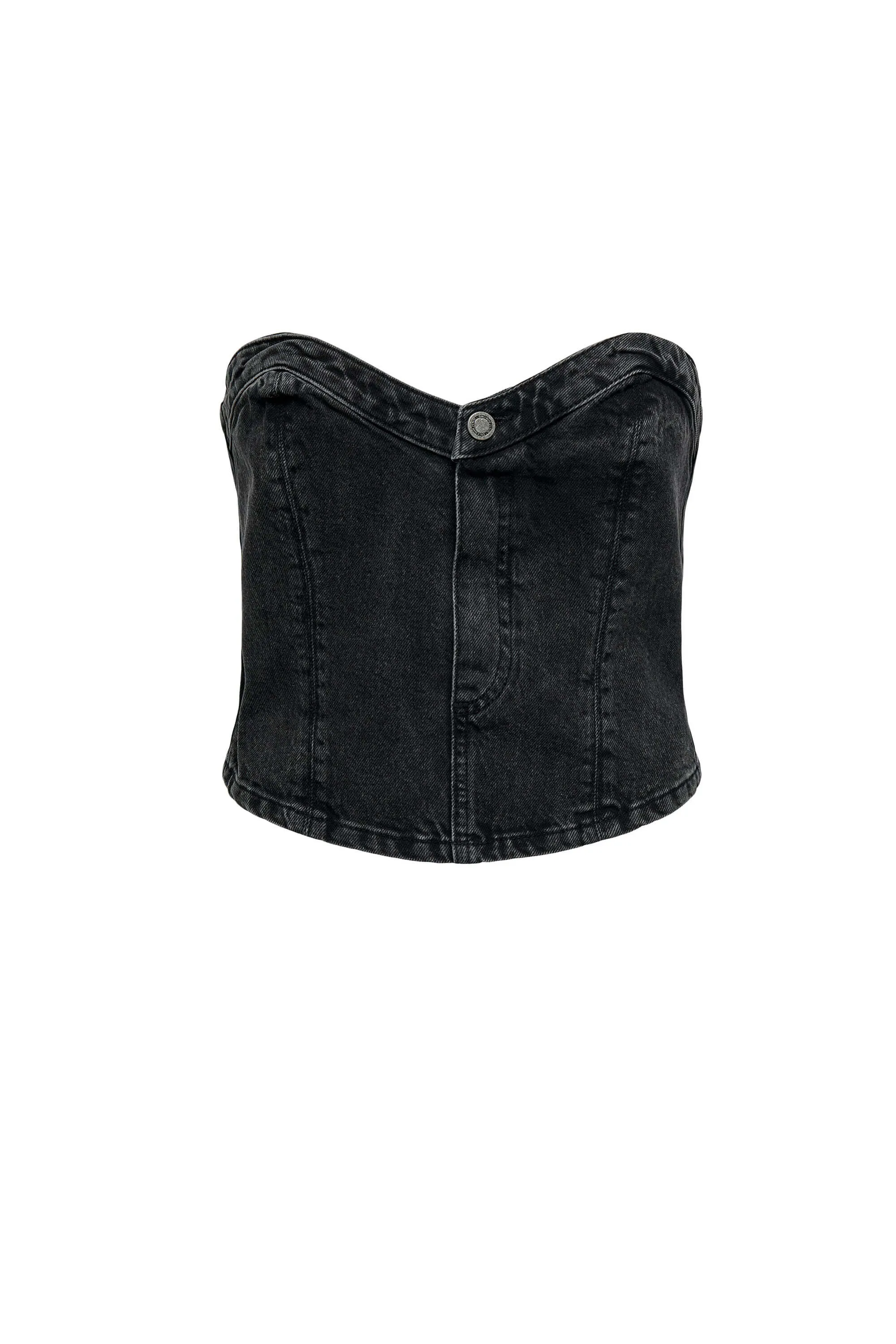         CANOTTA ONLRIVER CORSET TOP RED DNM DOT