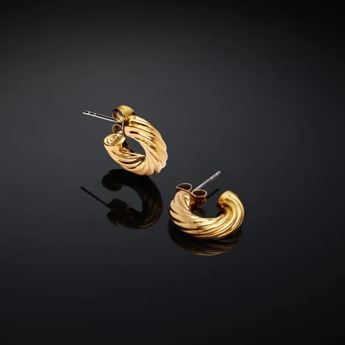 CHIARA FERRAGNI BRAND BOLD EARRINGS - J19AXP10