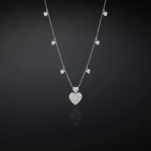 Chiara Ferragni collana cuori in argento J19AXD01