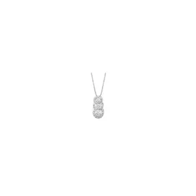 Ciondolo fantasia Dortmund in oro bianco 18k con diamanti naturali e vvs