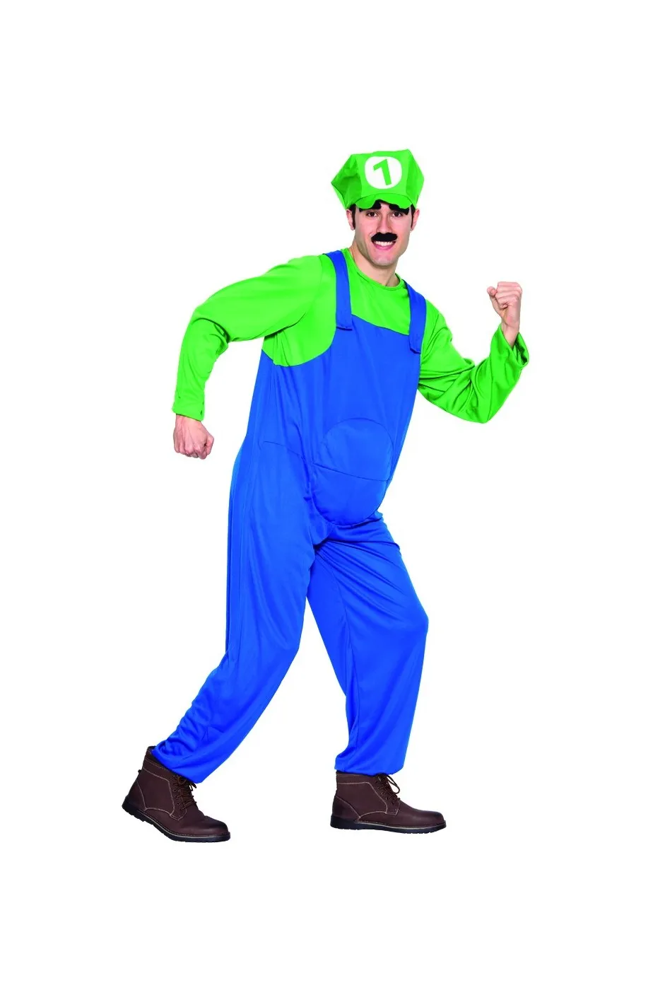 Costume super idraulico verde