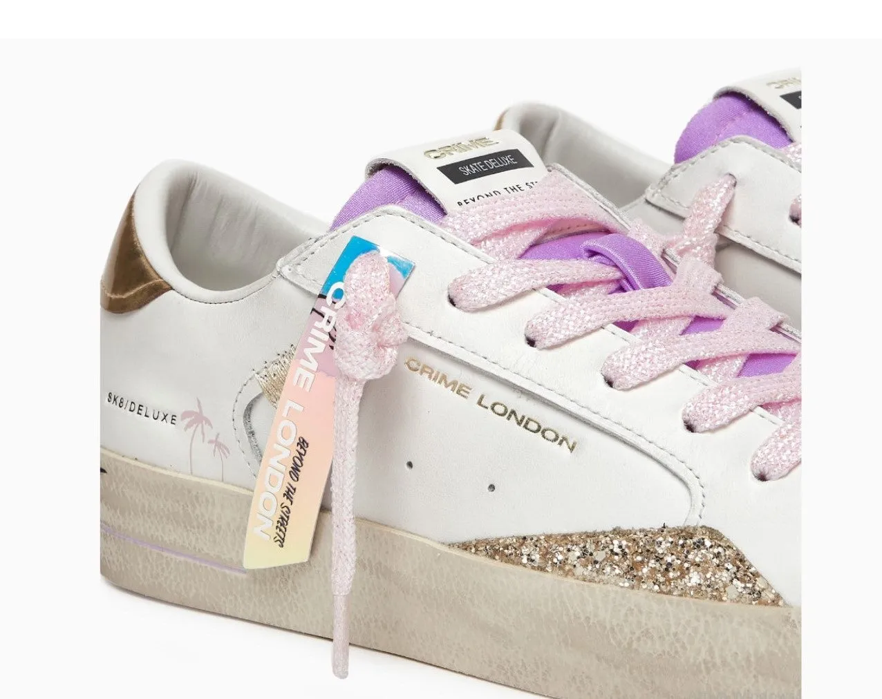 Crime Donna Scarpa Sk8 Deluxe Sugar Plum 27102PP6B