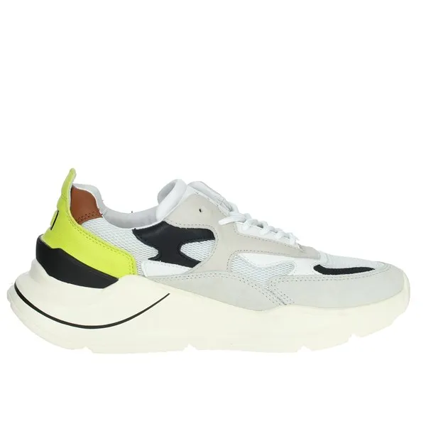 D.A.T.E.  SNEAKERS BASSA M381-FG-ME-GY BIANCO/GRIGIO
