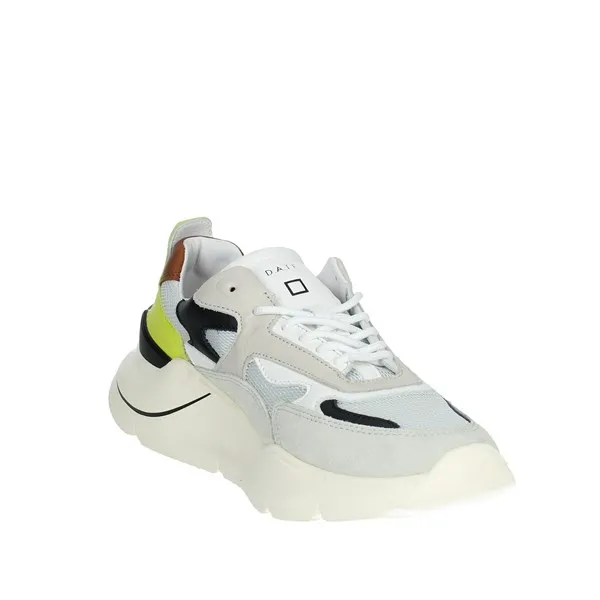 D.A.T.E.  SNEAKERS BASSA M381-FG-ME-GY BIANCO/GRIGIO