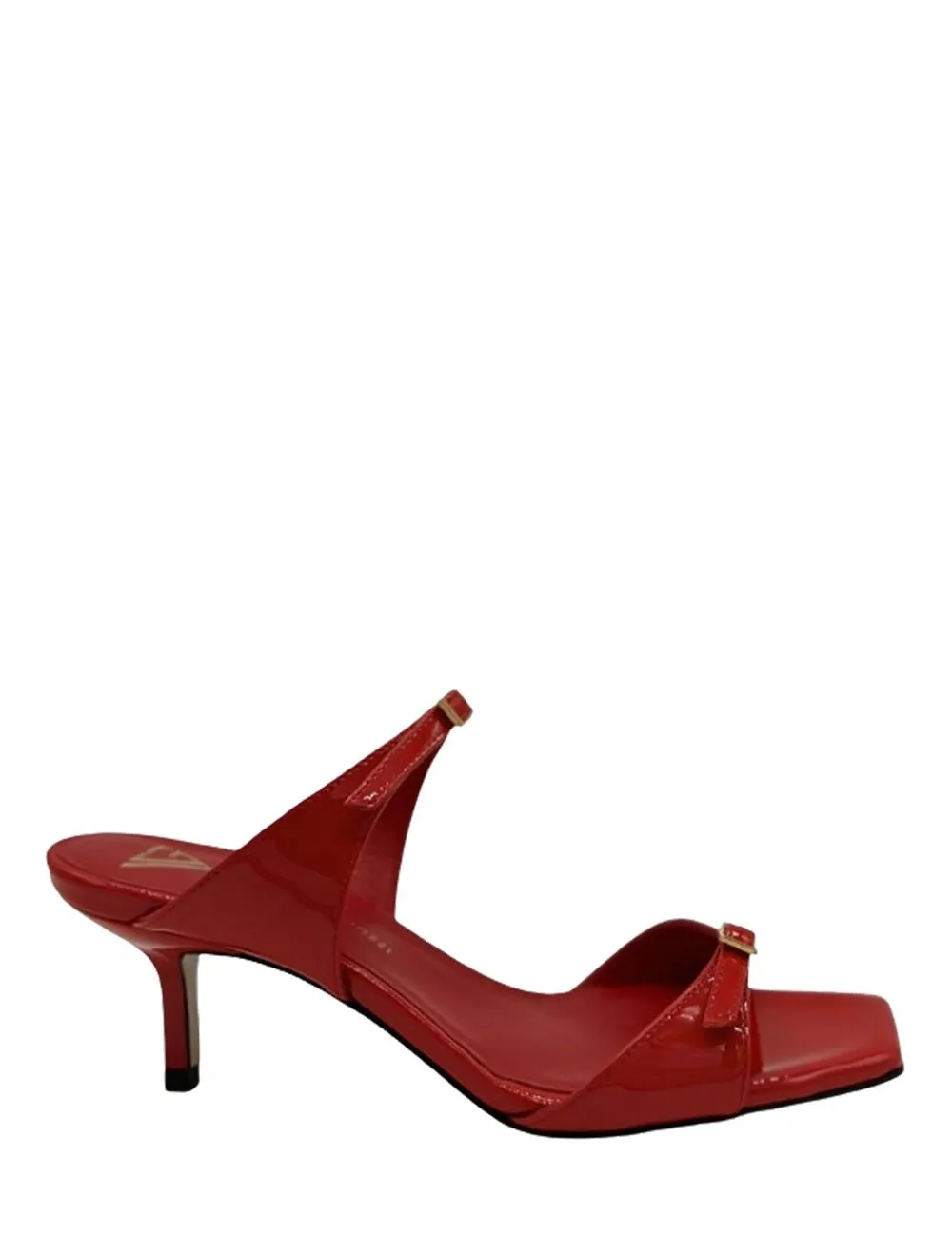 Giampaolo Viozzi     Sandalo alto pelle verniciata rosso