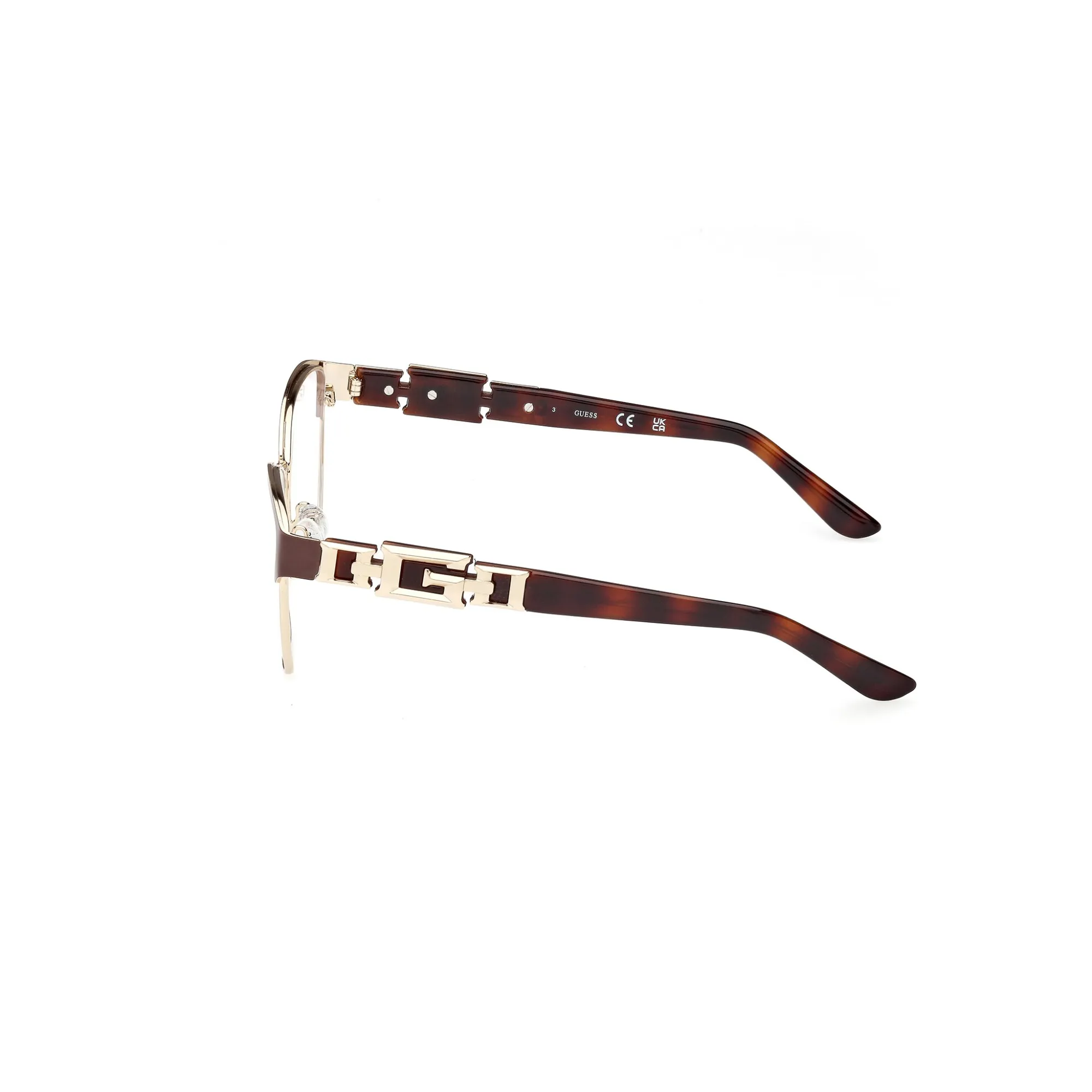   Guess GU 2984 - 050 Altro Marrone Scuro | Occhiale Da Vista Donna 