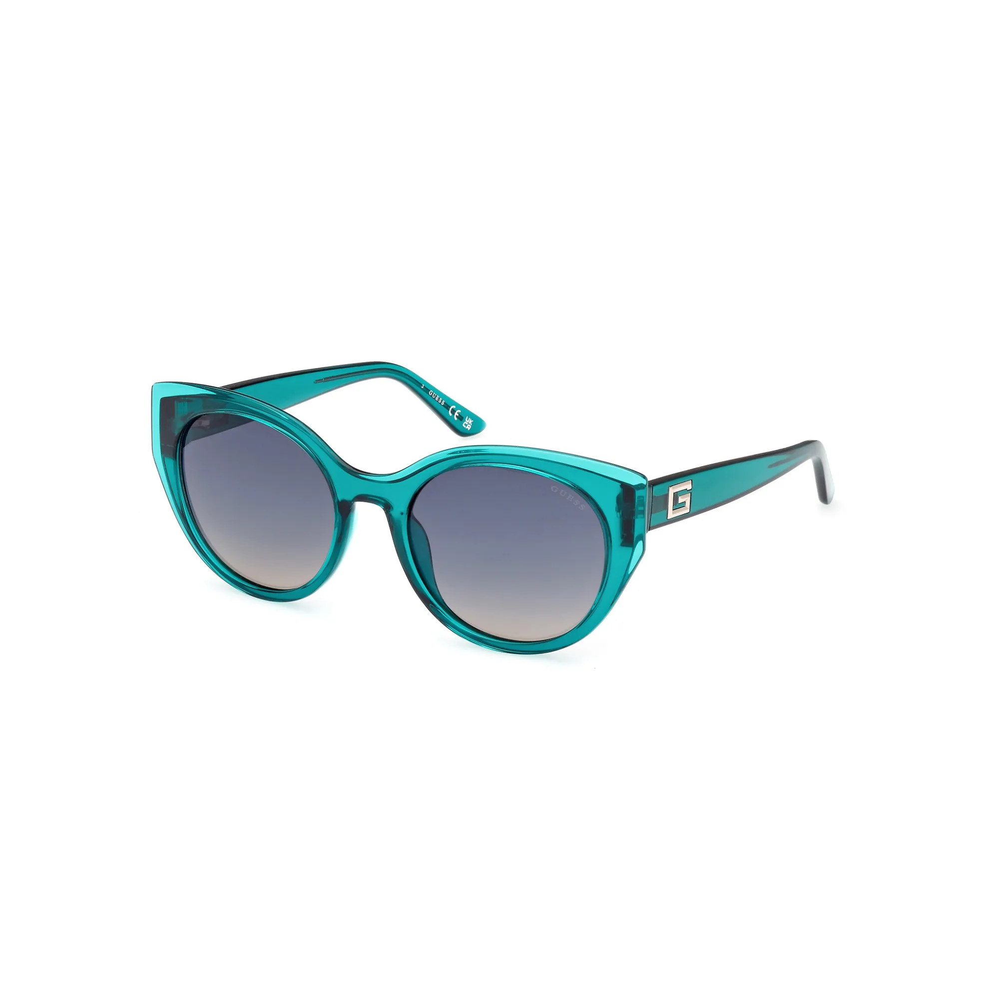   Guess GU 7909 - 96P Verde Scuro Lucido | Occhiale Da Sole Donna 