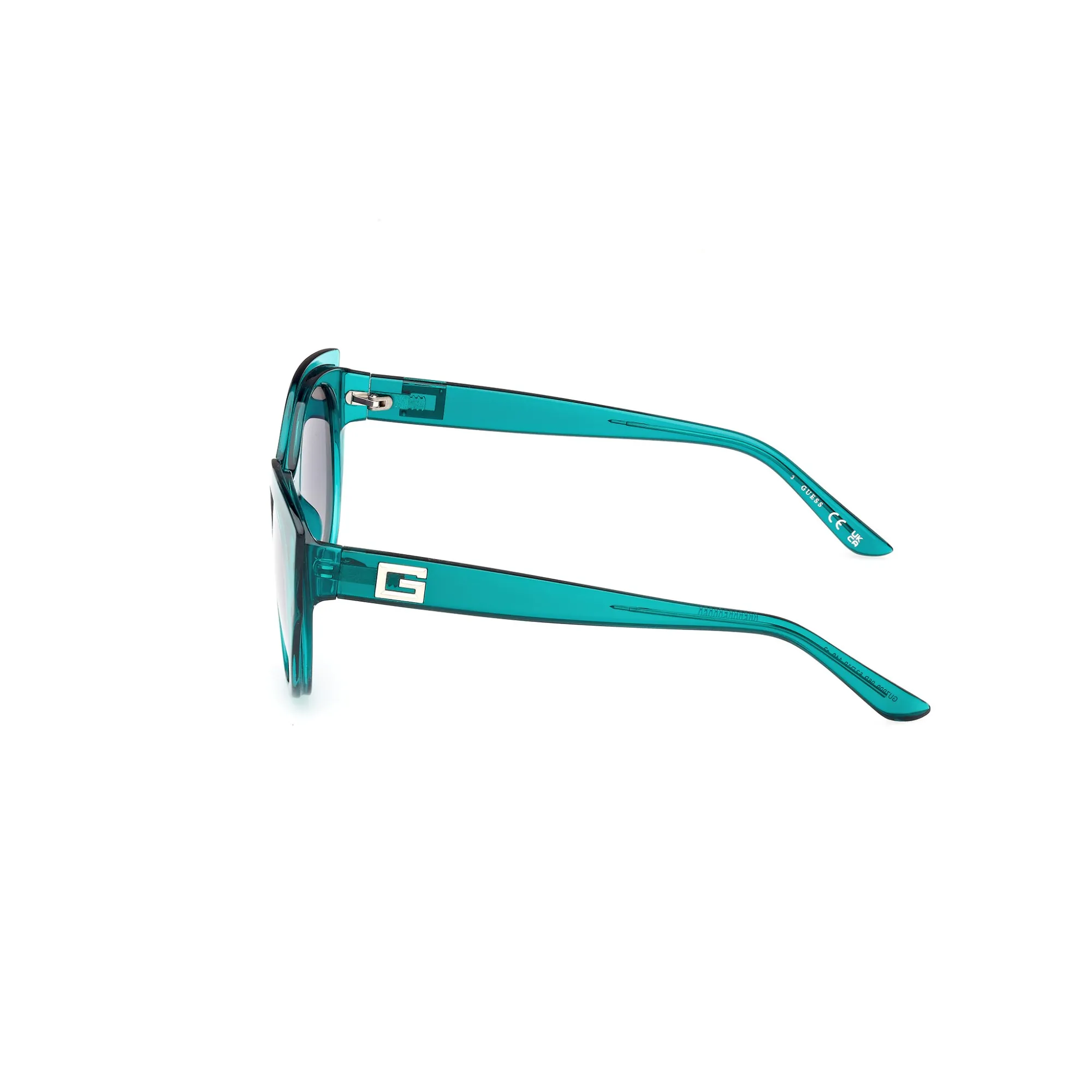   Guess GU 7909 - 96P Verde Scuro Lucido | Occhiale Da Sole Donna 