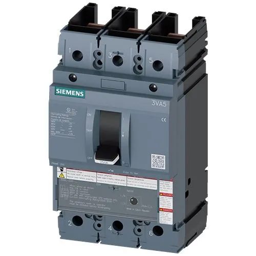 Interruttore automatico con contenitore stampato MCCB 3VA5270-7ED31-2AA0, 3, 70A, potere di interruzione 100 kA, Fissa