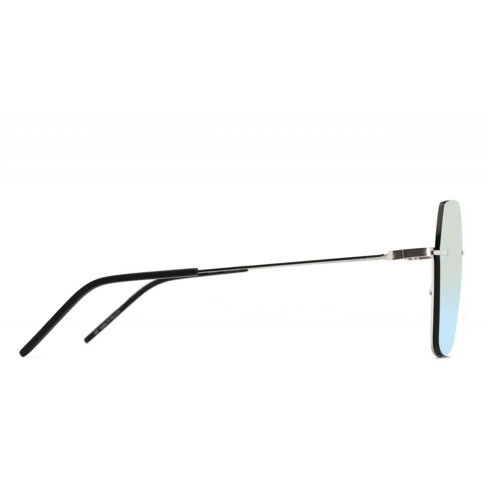 Italia Independent - I-I Mod. Janice 0314 - Argento Full Blu - 0314.075.001 - Occhiali da Sole - Italia Independent Eyewear