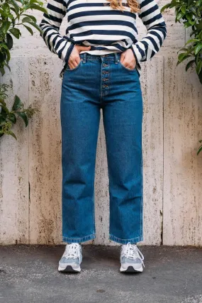 Jeans in Denim Scuro