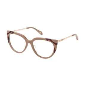   Just Cavalli VJC076 - 06Y1 Beige Lucido | Occhiale Da Vista Donna 