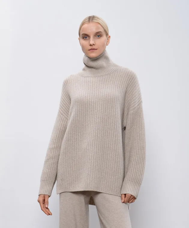 LISA YANG Maglione Therese in cashmere beige 2024013