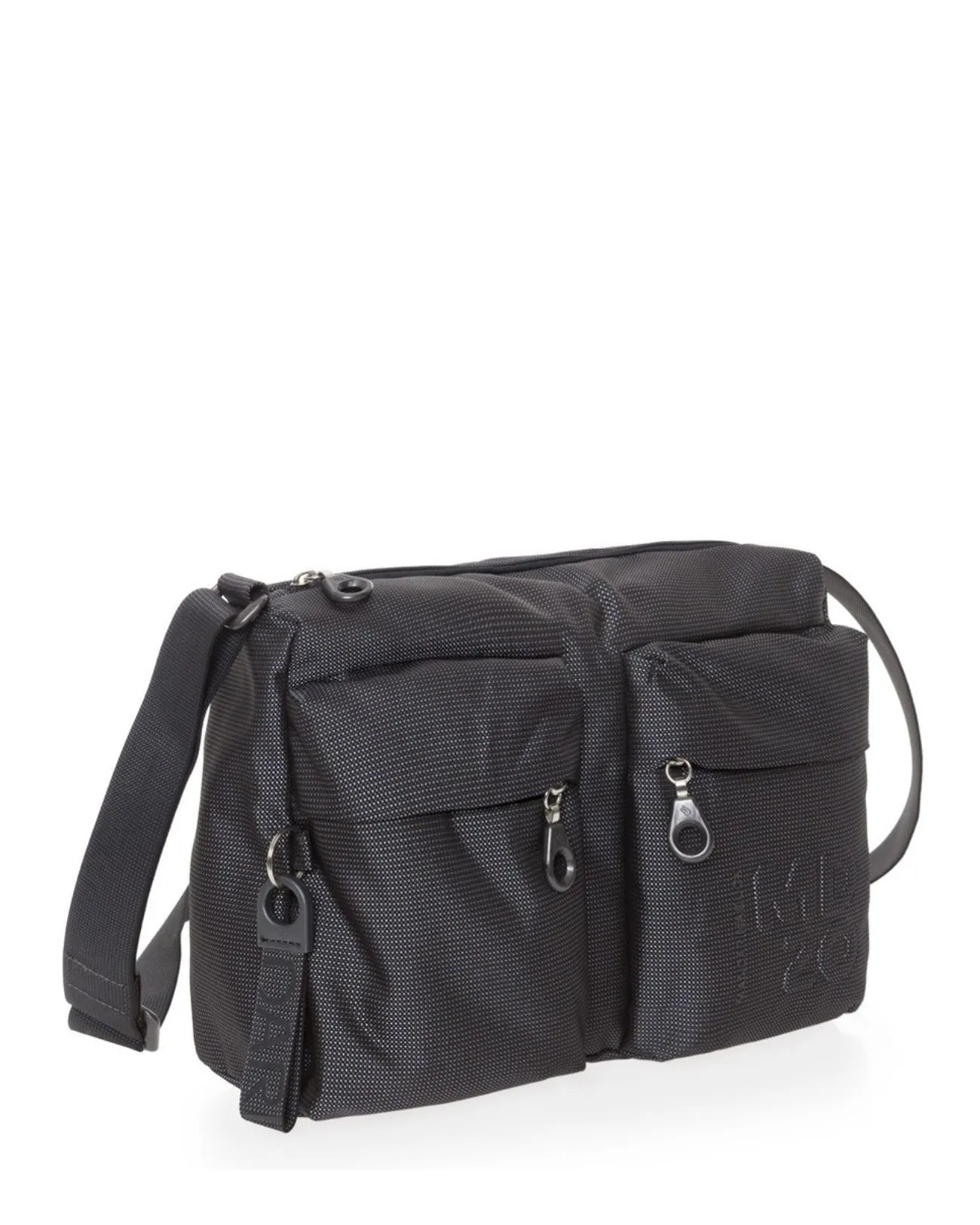 Mandarina Duck - Borsa a tracolla con doppia tasca in Mitrix | Studioarch.com