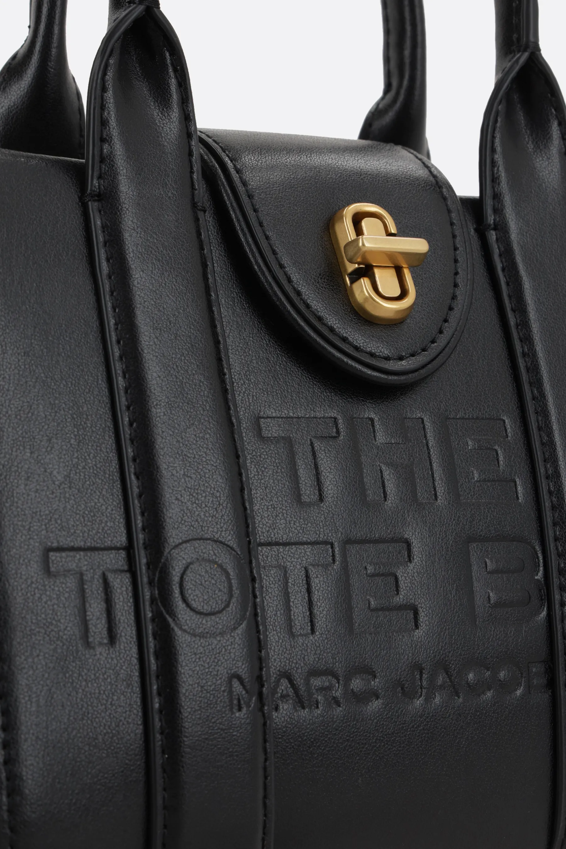  MARC JACOBS The Turnlock Crossbody Tote Bag in pelle liscia 