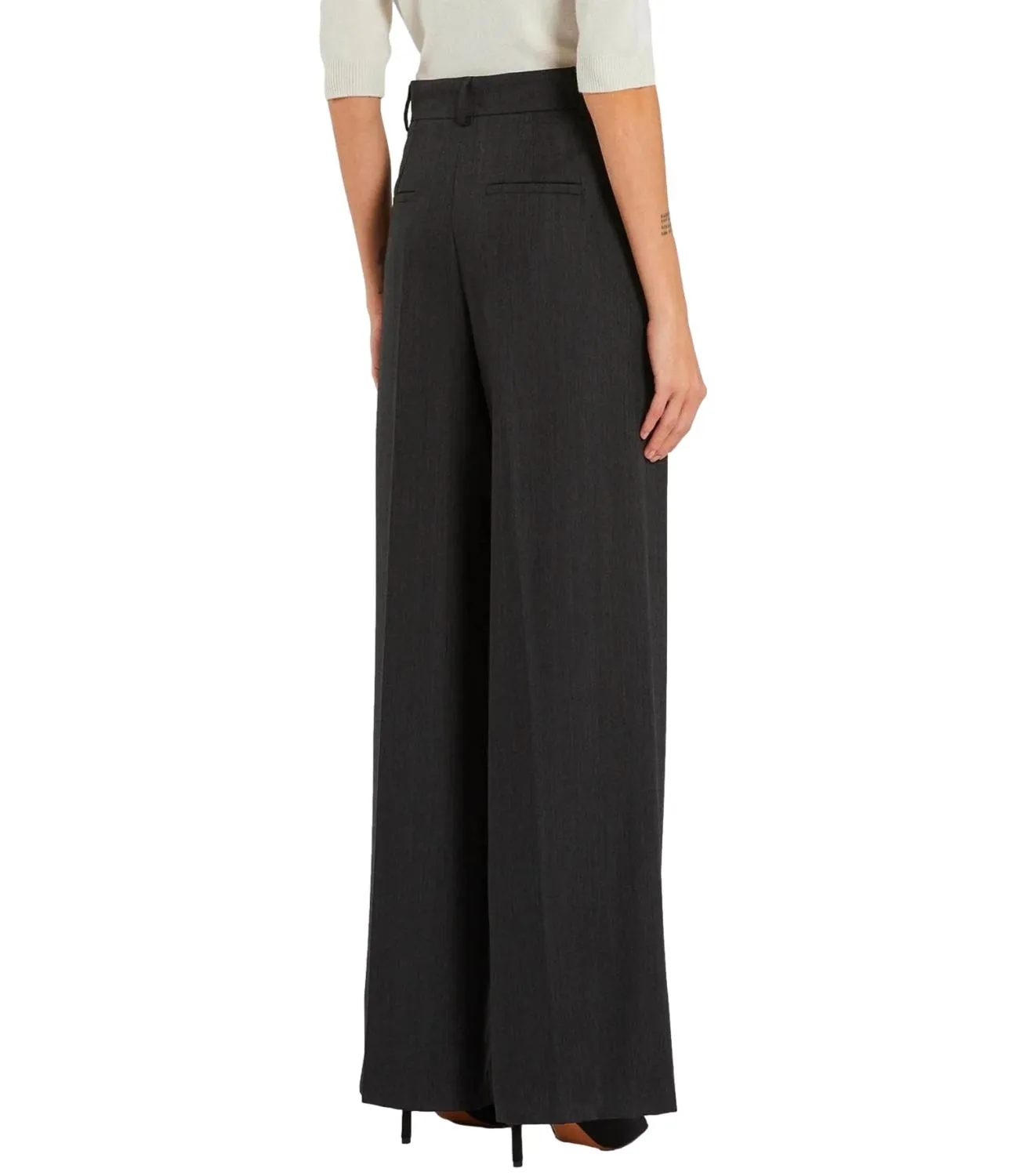 Marella Pantalone Decoro Antracite Donna