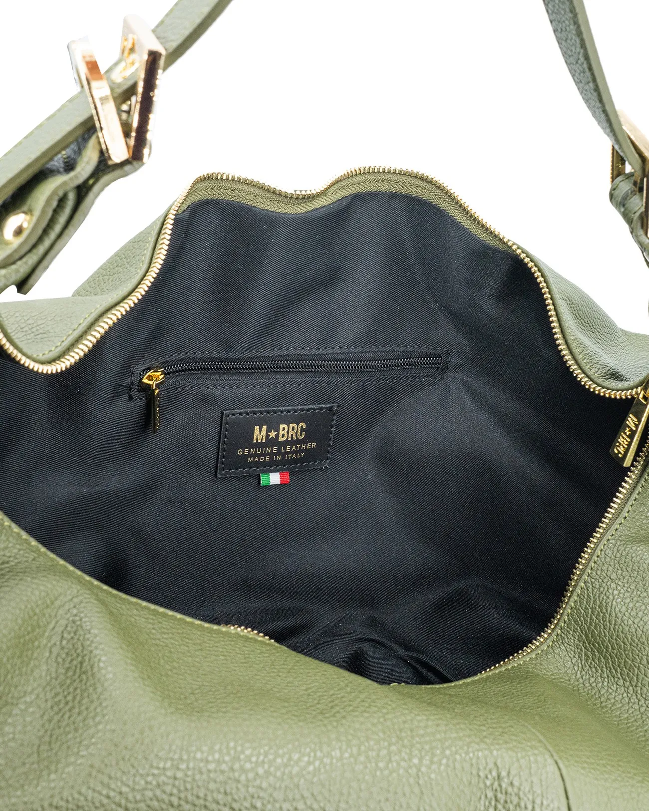 M*BRC - Borsa hobo a spalla grande in pelle Soft | Studioarch.com
