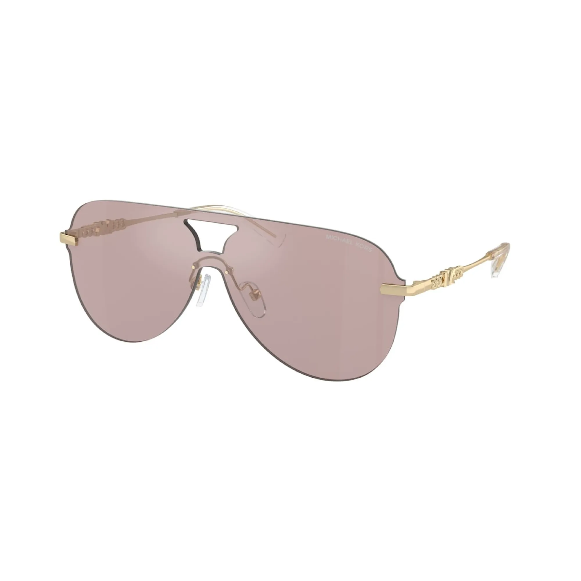   Michael Kors MK 1149 Cyprus 1014VS Specchio Posteriore Solido Rosa | Occhiale Da Sole Donna 