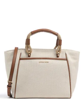  Michael Kors Talia Borsa a mano cotone avorio  