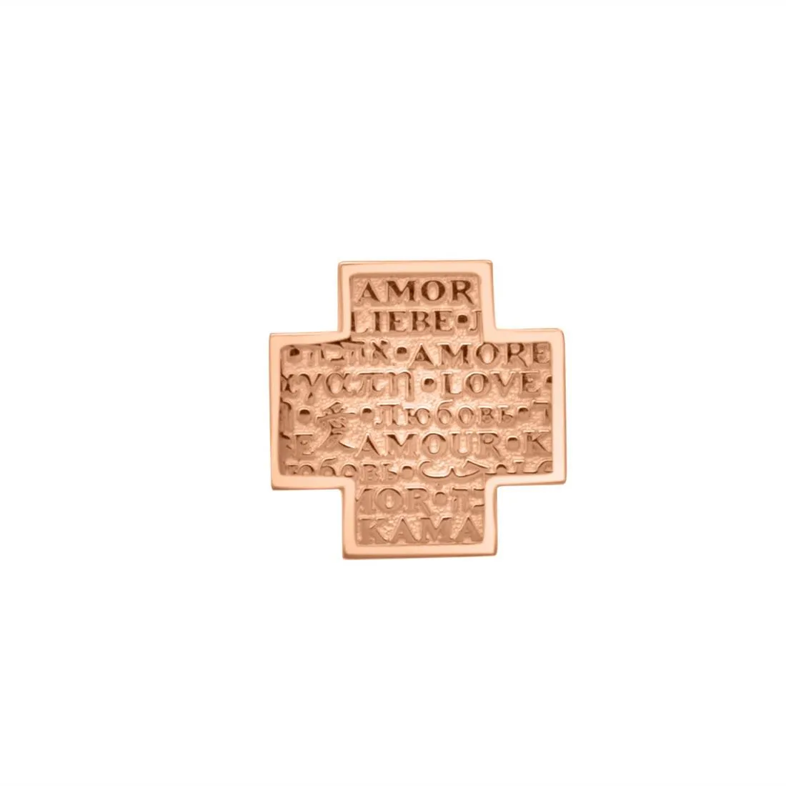 Monoorecchino in oro rosso