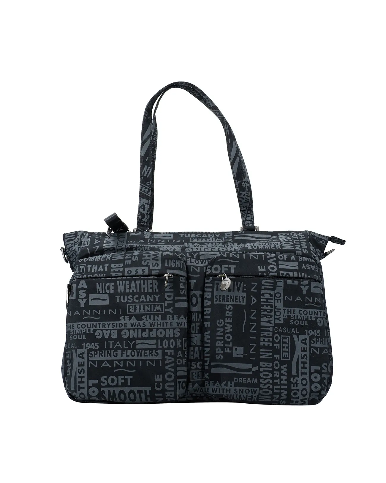 Nannini - Borsa a spalla in poliestere con tasche esterne Wind Kubra | Studioarch.com