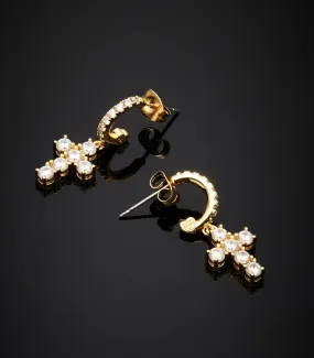 Orecchini Chiara Ferragni Cross Bold Cross Gold J19AWC12