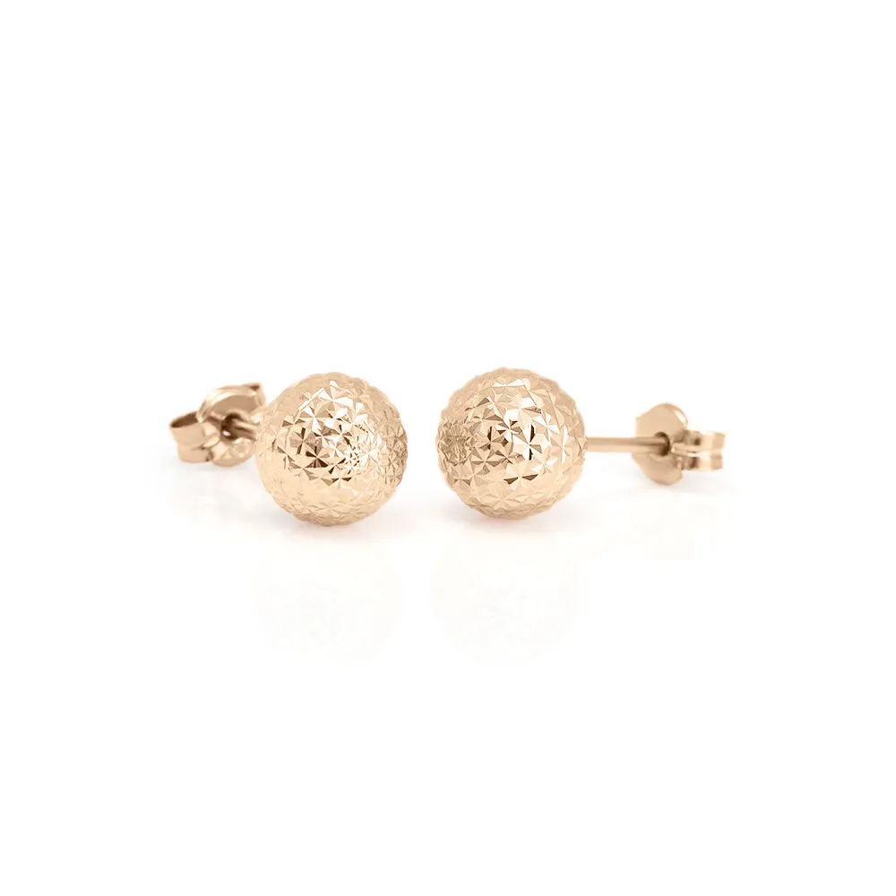 Orecchini Lobo Sfera Isabelle Oro Rosa 375/1000 1413324