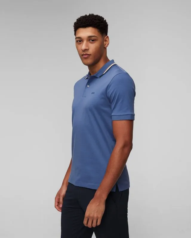 Polo blu da uomo Hugo Boss Penrose