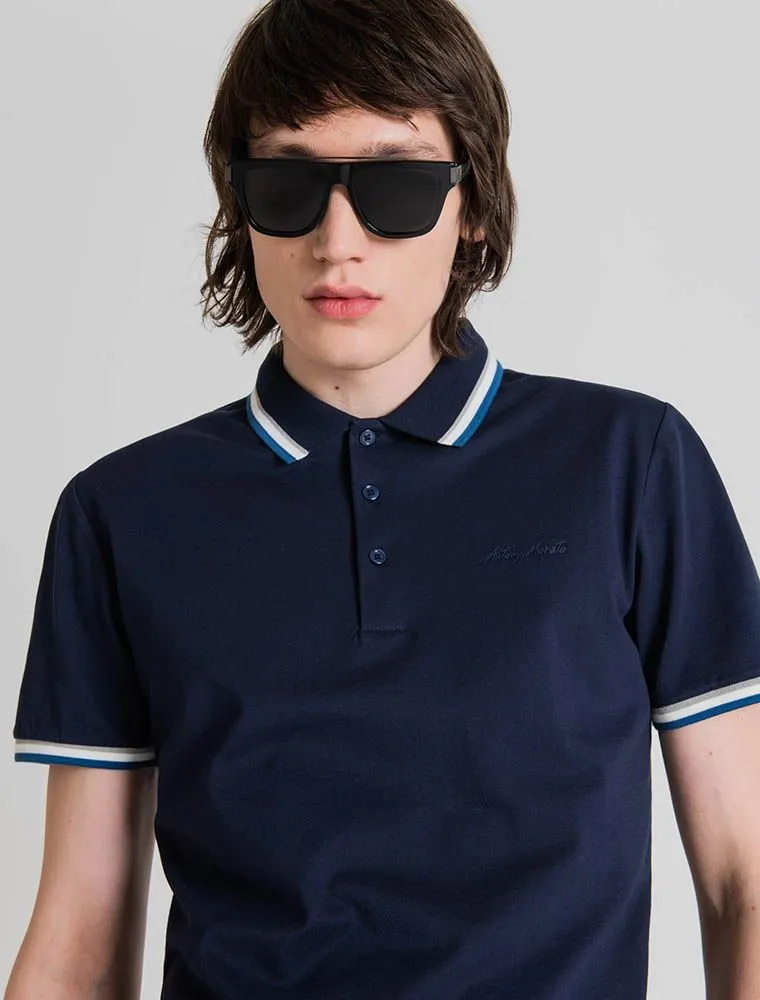 Polo Manica Corta Antony Morato - Navy