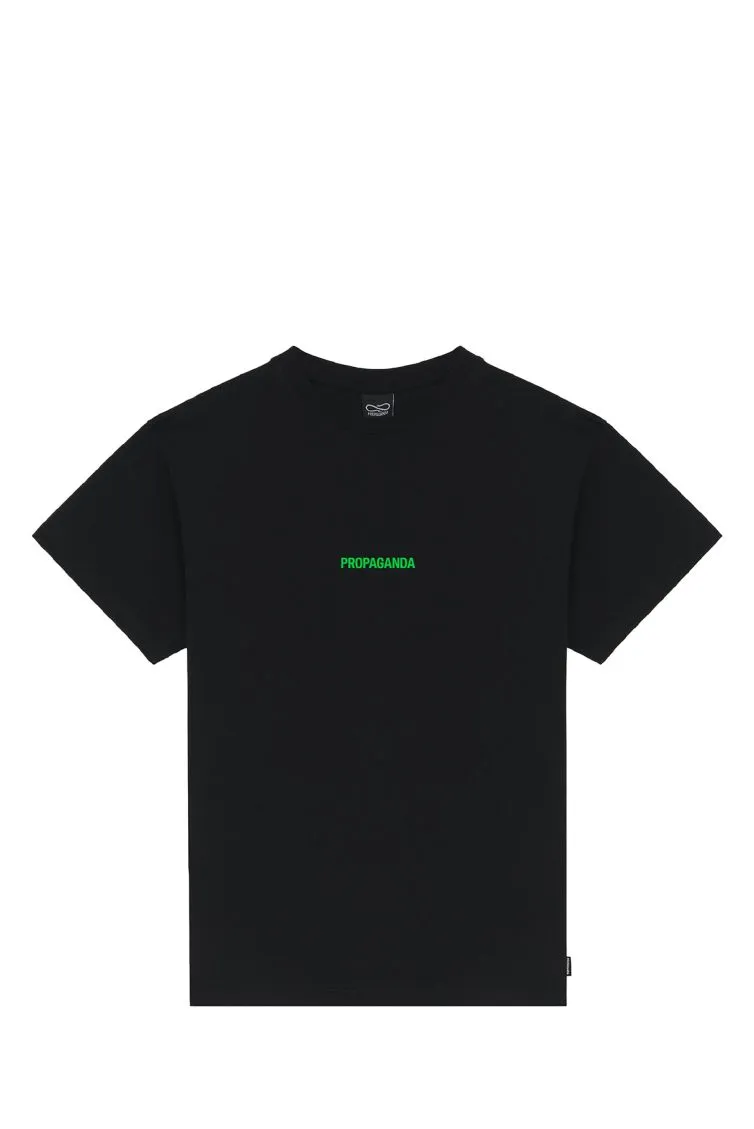 PROPAGANDA T-SHIRT RIBS SNAKE PRTS561 NERO-01