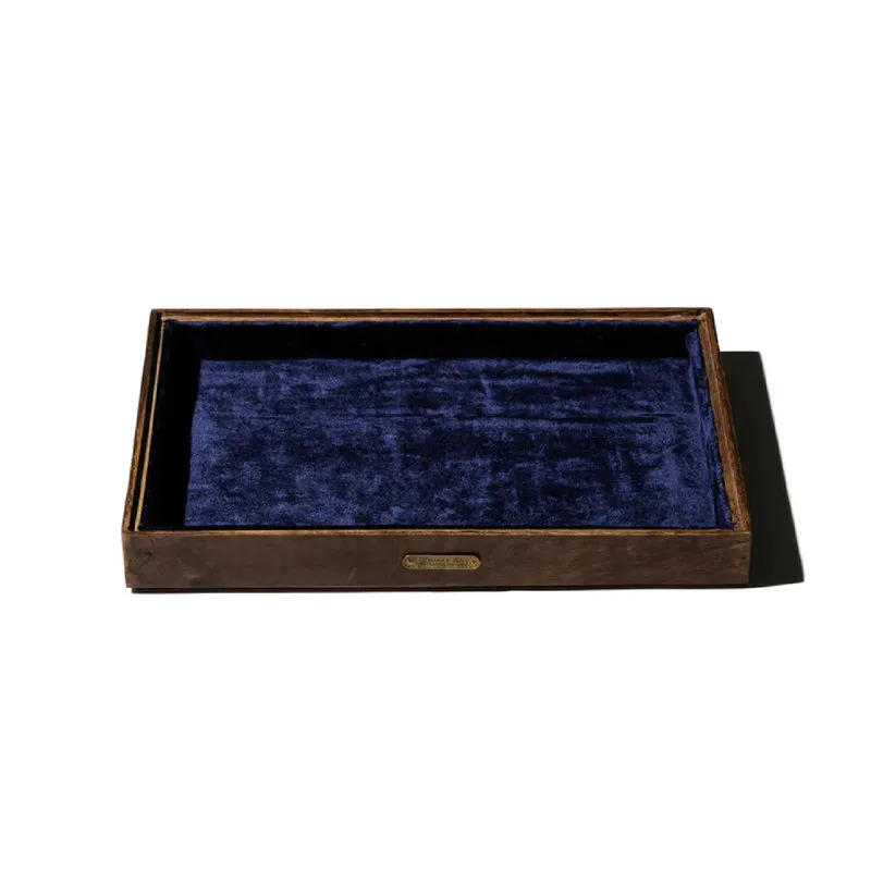 Puebco Vassoio impilabile per gioielli blu navy