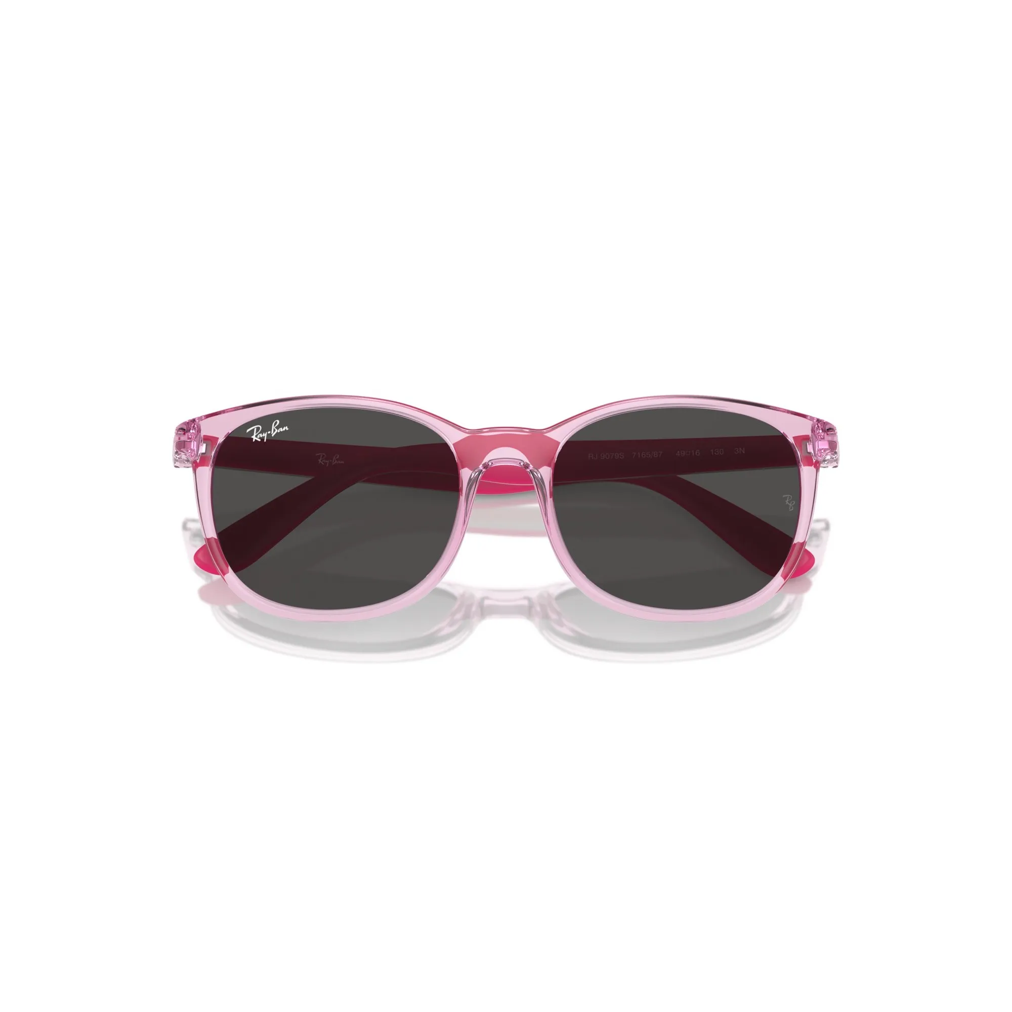   Ray-Ban Junior RJ 9079S - 716587 Rosa Trasparente | Occhiale Da Sole Bambino Unisex 