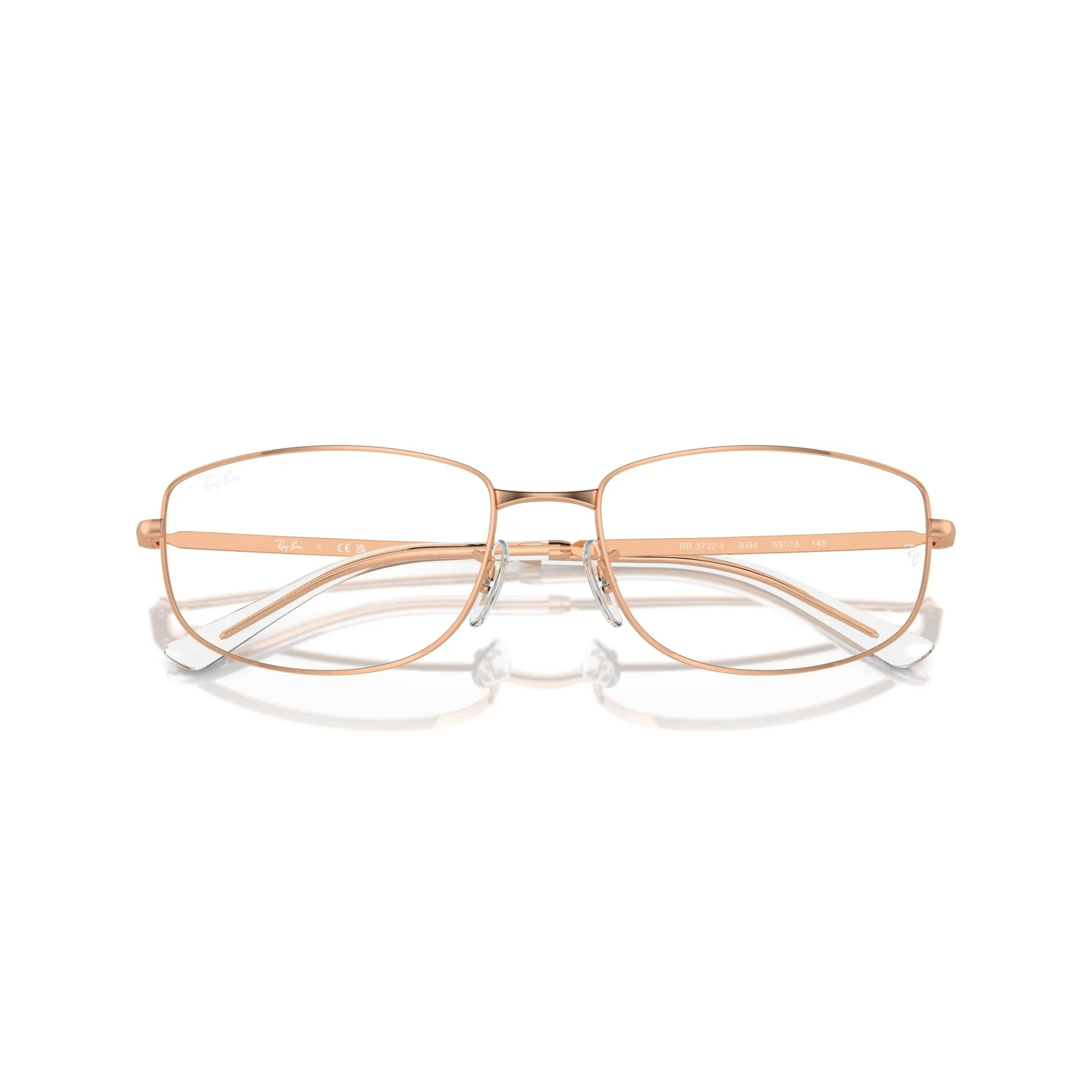  Ray-Ban RX 3732V - 3094 Oro Rosa | Occhiale Da Vista Unisex 