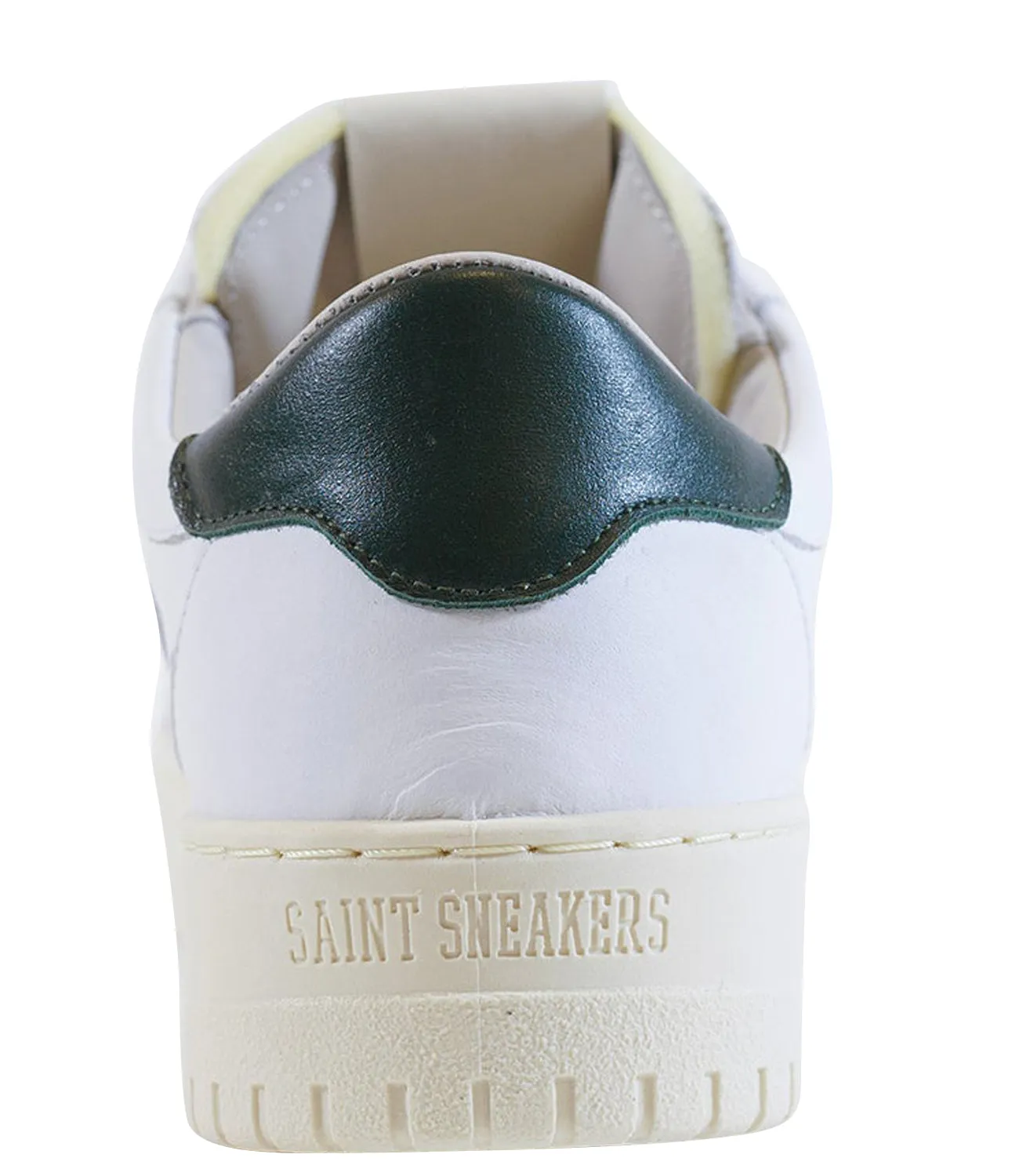 SAINT SNEAKERS Sneakers Uomo Mod. GOLF Bianco/Verde Foresta White