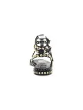 Sandalo basso Ash PLAY GLADIATORE BLACK in pelle nero e oro
