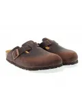 Sandalo basso Birkenstock BOSTON in pelle habana