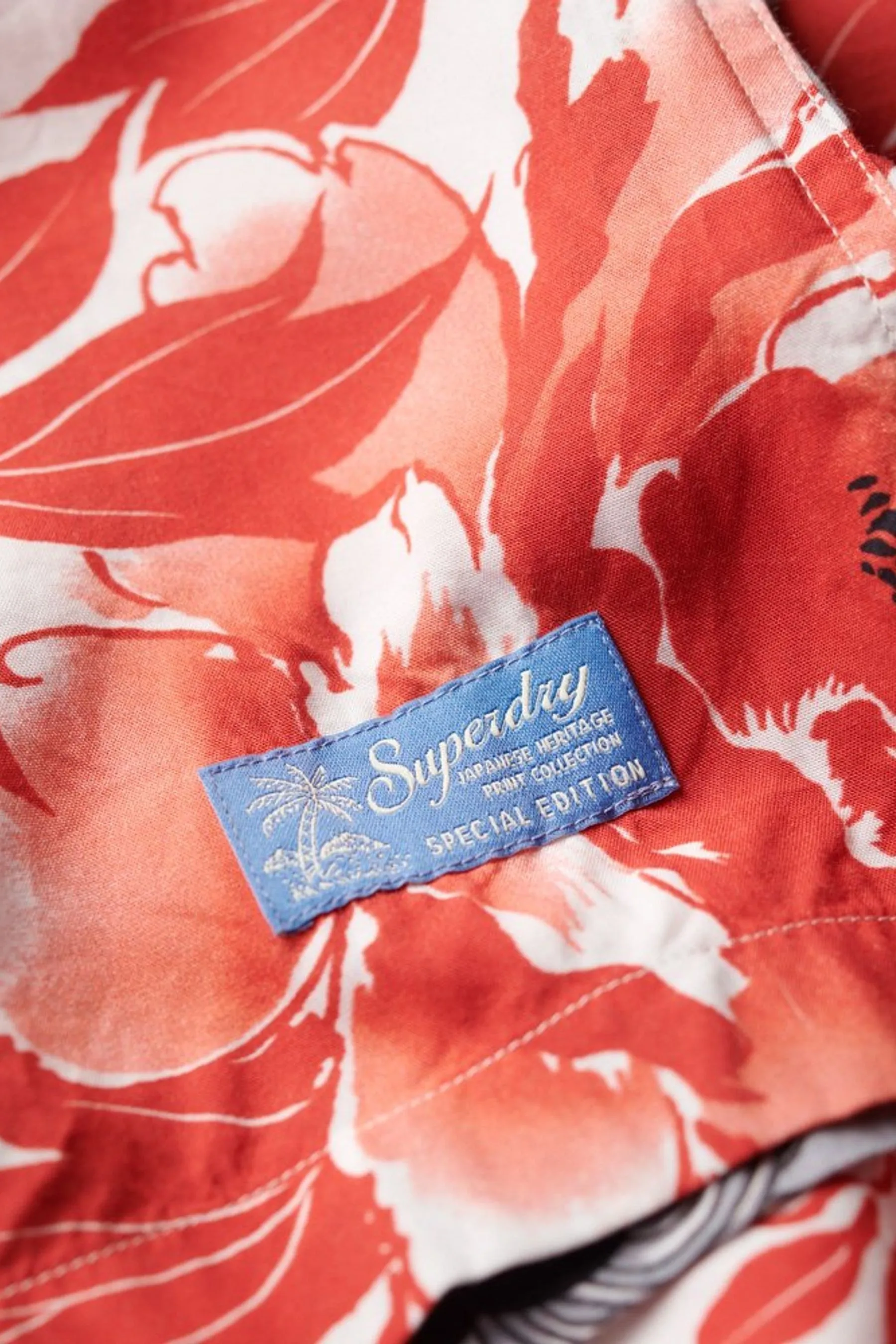 Superdry 100% Cotton Short Sleeve Hawaiian Printed Shirt    