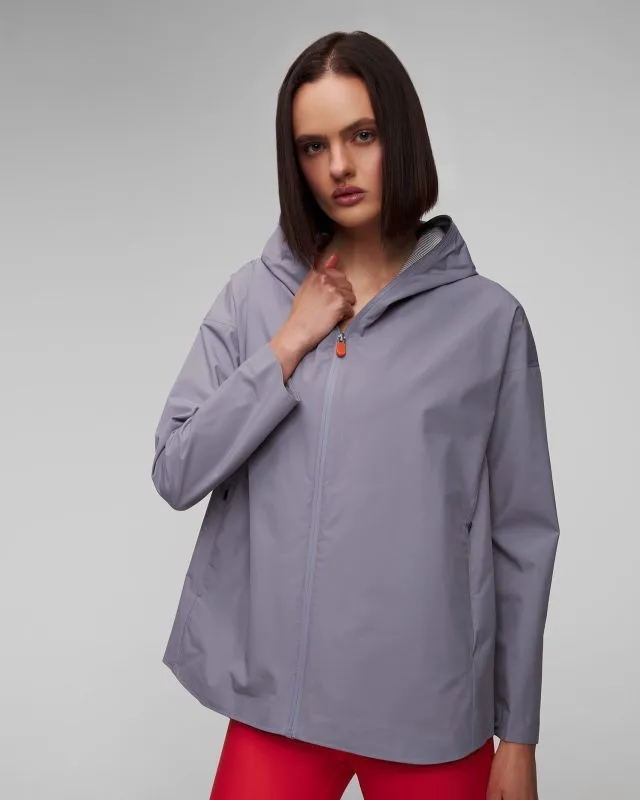 Szara kurtka damska Save the Duck Dawa d31153wdark18-10032