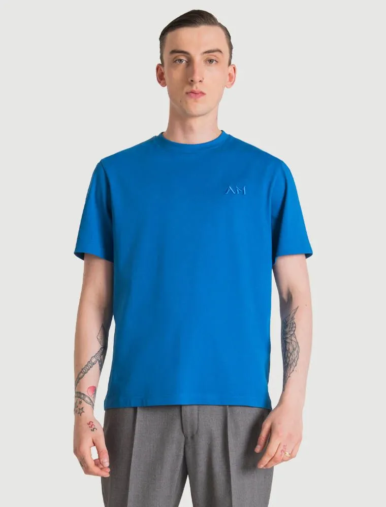 T-shirt Manica Corta Antony Morato - Cobalto