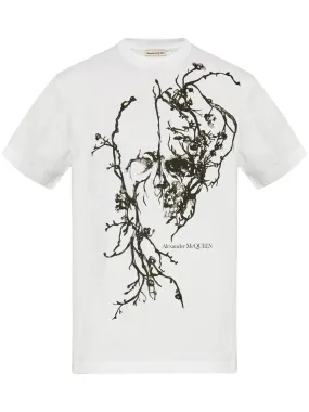 T-shirt Oversize Cherry Blossom Skull