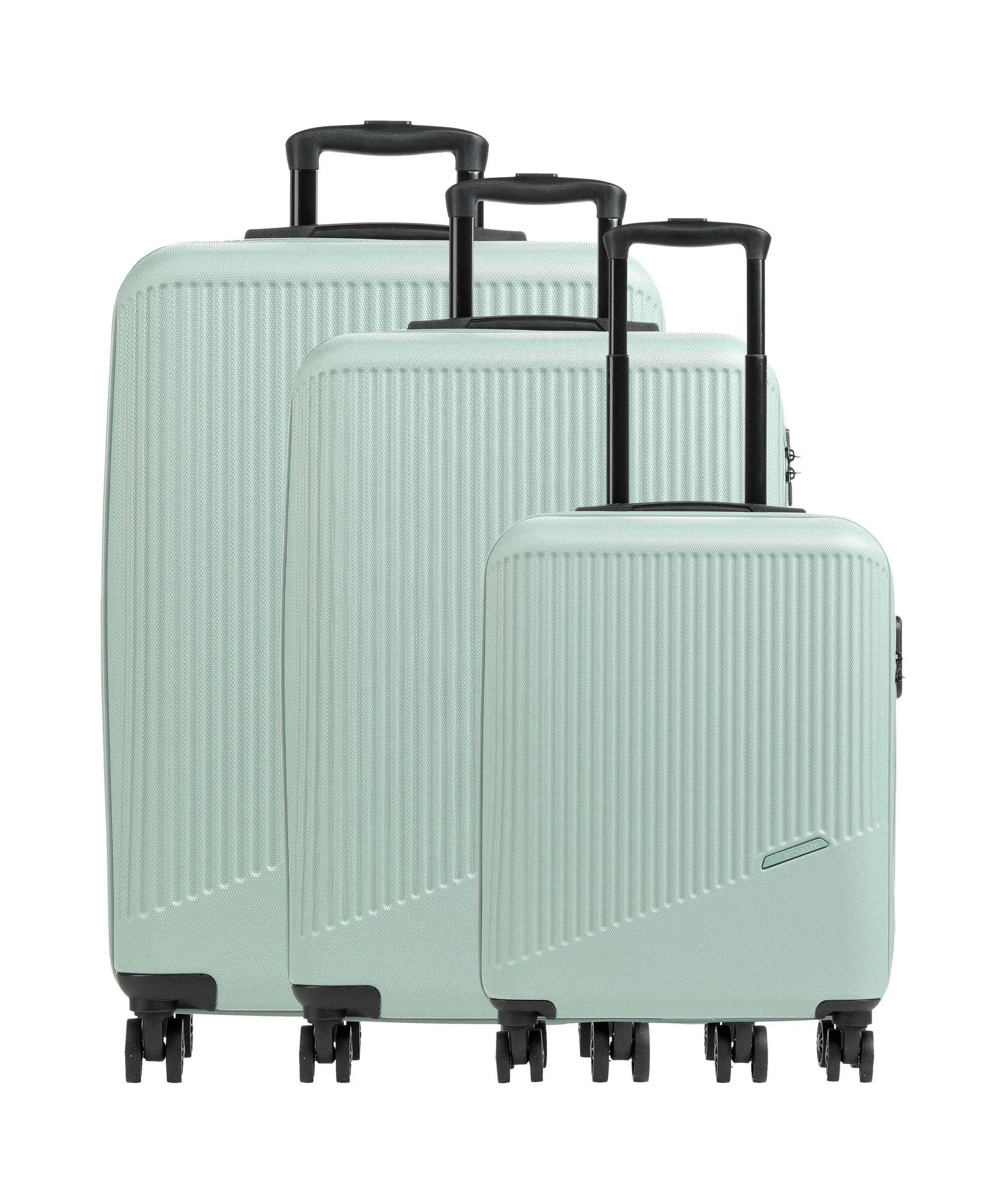  Travelite Bali Set valigie trolley (4 ruote) verde menta 3-pc.  