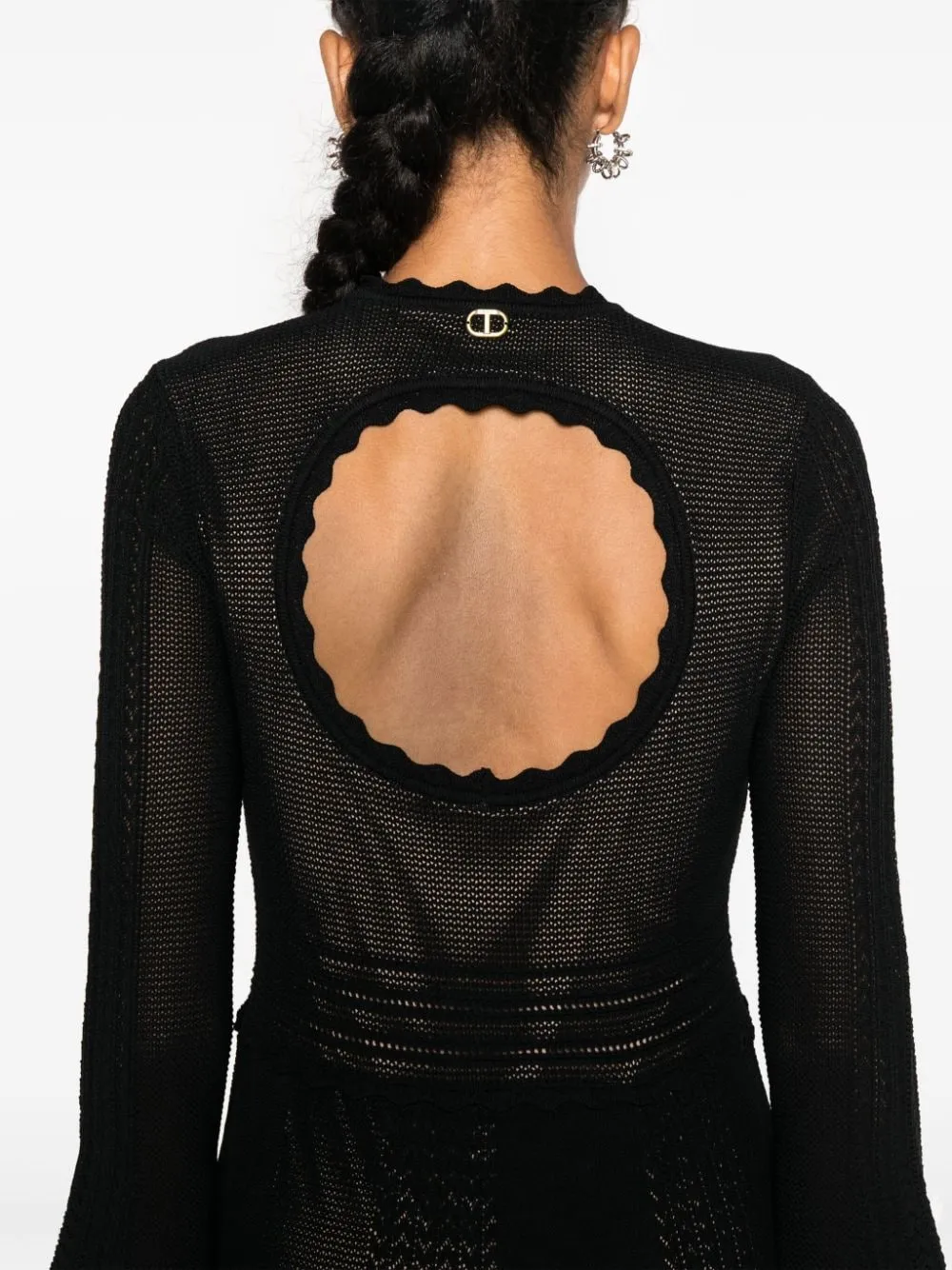Twinset Abito Nero Donna