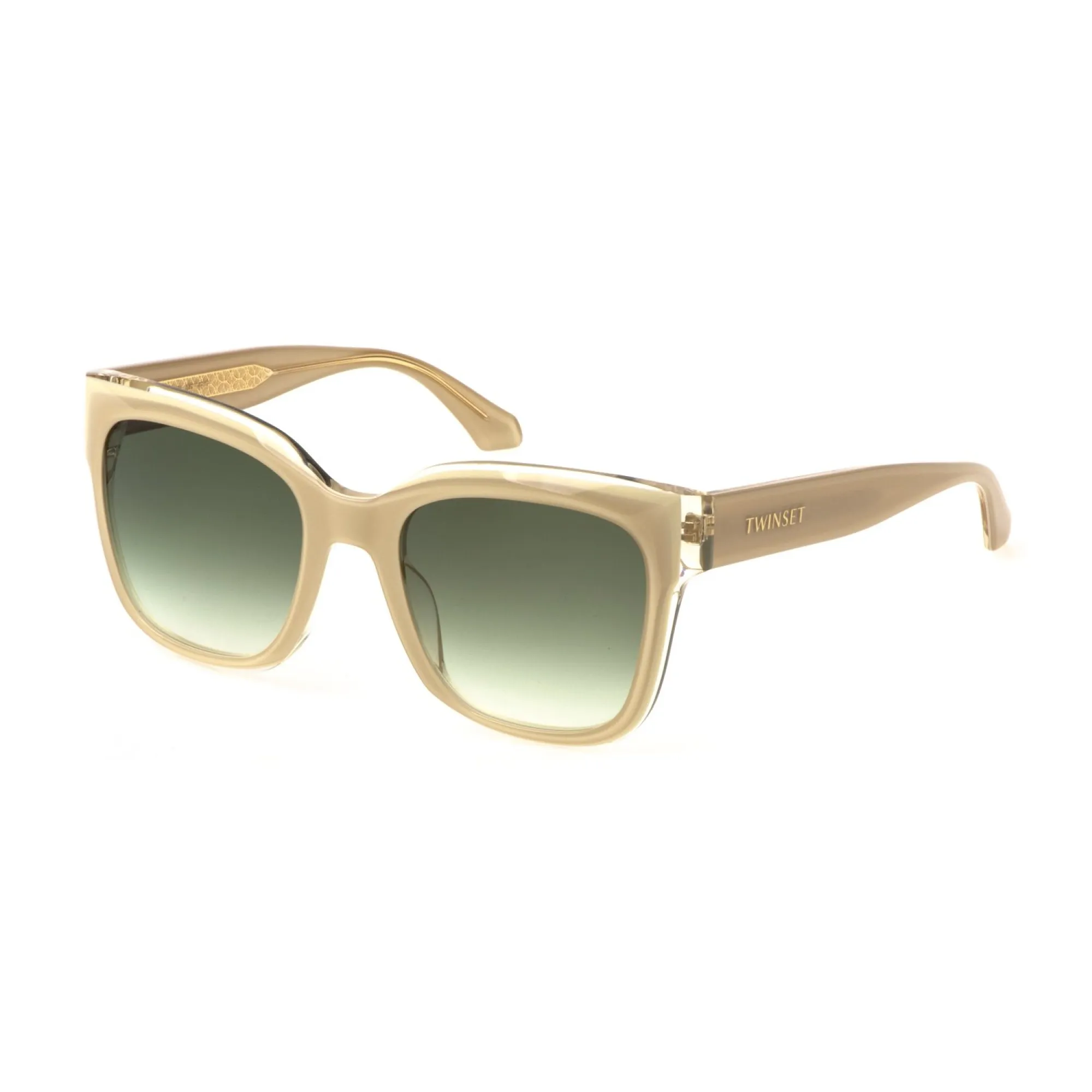  Twinset STW056 - 06YA Parti Cristallo Marrone/beige | Occhiale Da Sole Donna 